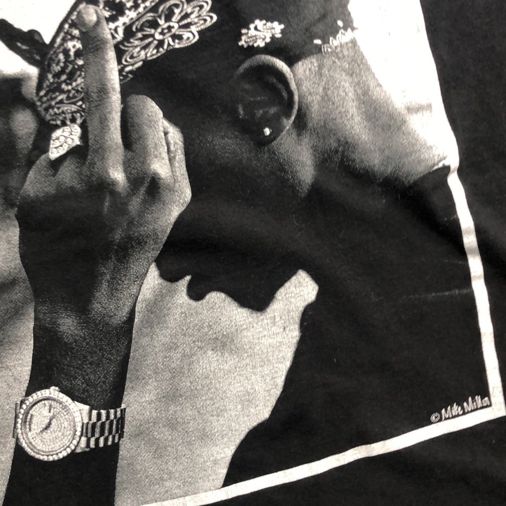 Tupac 2 pac T shirt 100 % cotton size X-Large - Picture 4 of 7